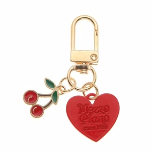 Alloy for Key Chain Durable Anti Deformed Exquisite Cherry and Heart Shaped Pend - Picture 1 of 8