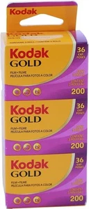 KODAK 35mm GOLD 200 Film / paquete de 3 / GB135-36-Vertical embalaje - Photo 1/1