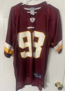 NFL Reebok On Field Jersey Washington Redskins #98 Brian Orakpo Size Medium - Picture 1 of 5