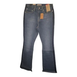 LEVI'S 725 HIGH-RISE BOOT CUT DID IT MATTER - DARK WASH - Picture 1 of 4