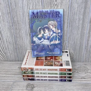 He Is My Master Manga Band 1-5 Englisch Komplettsatz, Erstdrucke *LESEN - Bild 1 von 10