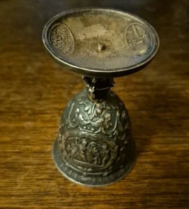 Eisen Becher M.E. Musterschutz 4593 Tauf- Zeremonienbecher mit Engeln und Reiter - Bild 1 von 10