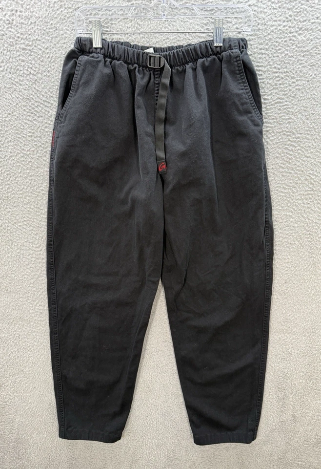 Vintage Gramicci Pants Womens Extra Large Black Belted Grunge Climbing 90s Y2K - Image 1 of 4