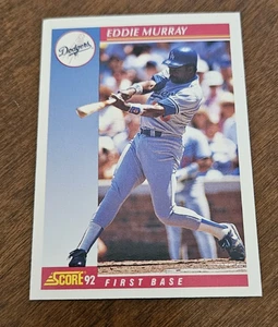 1992 Score #195 Eddie Murray - Picture 1 of 2