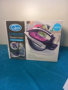 Quest 2400W Purple Ceramic Soleplate Handheld steam iron 35070  - Picture 1 of 4