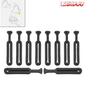 10PCS Snowmobile Windshield Straps For Arctic Cat Ski-Doo For Yamaha Universal - Picture 1 of 11