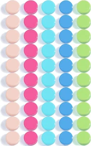 Fridge Magnets, 50 Pack Strong Refrigerator Magnets - Heavy Duty Small round Mag - Picture 1 of 7