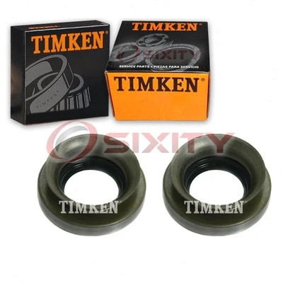 Sellos de eje delantero Timken 2 piezas para Jeep Cherokee Driveline HD 1993-2001 Foto 1 de 4