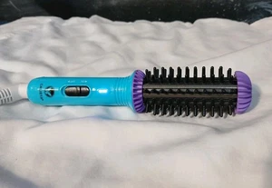 Calista GoGo Mini Heated  Round Brush Hair Styling Tool CL-005A Purple Blue - Picture 1 of 5