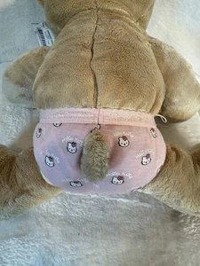 Build A Bear Ensemble Hello Kitty Panties, Fur collared Sweater, Shirt & Skirt - Picture 1 of 8