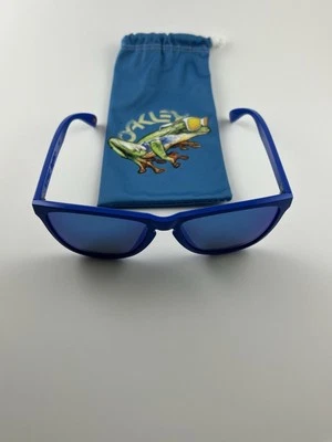 Oakley Frogskins 35th Anniv Primary Blue Sapphire Iridium OO9444-0457 Limited Ed - Image 1 of 4