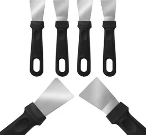 4 Pack Griddle Scraper Tool Heavy Duty Grill Stainless Steel Griddle... - Picture 1 of 7