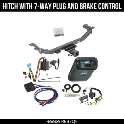 Control de freno de cableado Reese Tow PKG para receptor 10-12 Acura RDX 44695 2" clase 3 Foto 1 de 4