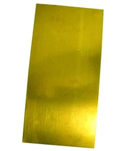 HOJA DE LATÓN CALIBRE 24 6x3 pulgadas 0,51mm ESPESOR - Imagen 1 de 1