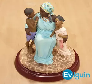 Thomas Blackshear's Ebony Visions Grandmama & Grandkids Ltd Edition 1998 No.3468 - Picture 1 of 8