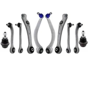 FOR AUDI A8 FRONT UPPER LOWER SUSPENSION WISHBONE CONTROL ARMS LINKS BALL JOINTS - Picture 1 of 4
