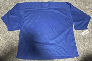NWT 10100 CCM Hockey Practice Jersey Royal Blue Adult XXL Men’s 2XL Solid - Picture 1 of 4