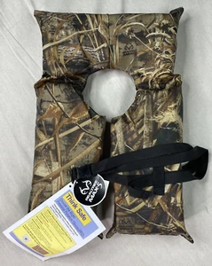 Realtree Camo Max 5 Life Vest Exxel Type II PFD Near-Shore galleggiante nuovo con etichette 90 libbre - Foto 1 di 8