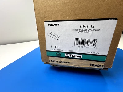 QTY 2 NEW PANDUIT CMUT19 Horizontal Cable Management - Image 1 of 3