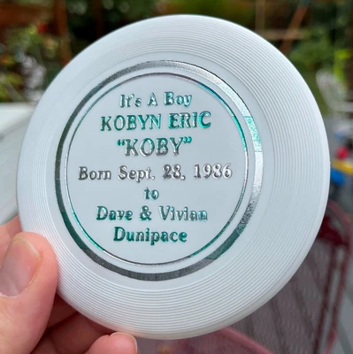 Dave Dunipace Birth MINI Disc Golf Frisbee #465 PDGA  (Free Innova Pin) Wham-O - Image 1 of 4