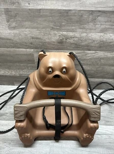 Vintage Teddy Bear Toddler Baby Swing Set Child Swing-n-Slide 80s Character Toy - Picture 1 of 20