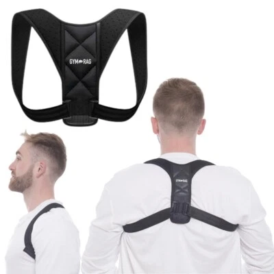 Back Posture Corrector Shoulder Support Belt Bad Back Brace Lumbar - Men & Women - Image 1 of 4