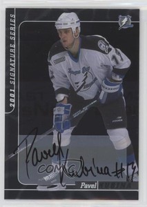 2000-01 ITG Be A Player Signature Series Auto Pavel Kubina #54 Auto
