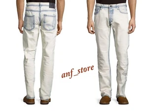 NWT PRPS Goods JAPAN Barracuda Straight Men Jeans 32 x 32 ENZYME Distress $398 - Picture 1 of 3
