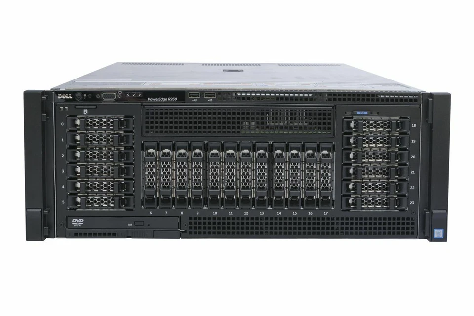 Dell PowerEdge R930 4 x E7-4830 V3 2.10Ghz 12 Core 128GB RAM H730p IDRAC ENT - Image 1 of 1