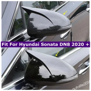Accesorios de coche puerta espejo retrovisor cubierta embellecedor para Hyundai Sonata DN8 2020-2023 - Imagen 1 de 16