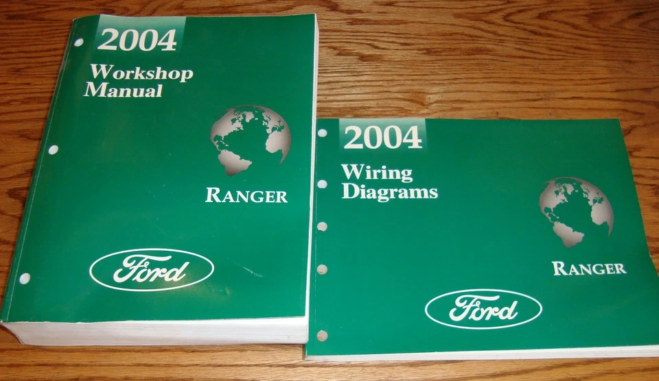 Original 2004 Ford Ranger Truck Shop Service Manual + Wiring Diagram Set 04 - Image 1 of 1