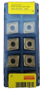Sandvik CNGG 12 04 12-SGF S05F CNGG 433 SGF Turning Inserts - Picture 1 of 3