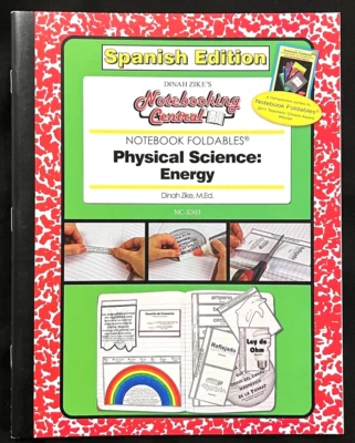 4th - Up -NOTEBOOKING CENTRAL FOLDABLES - PHYSICAL SCIENCE (1 book) (SPANISH ED) - Image 1 of 4