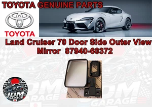 TOYOTA Genuine Land Cruiser 70 Door Side Outer View Mirror 87940-60372 New - Picture 1 of 5