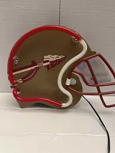 Florida State Seminoles NCAA Football NEON LIGHT MAN Cave don’t WORK - Picture 1 of 11
