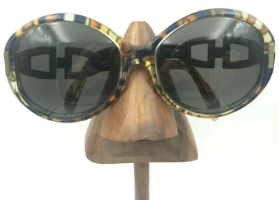 Vintage Universal UOC Multi-Color Transparent Oval Butterfly Sunglasses Frames - Image 1 of 4