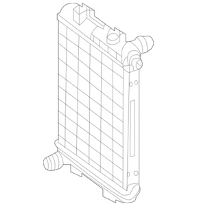 Mercedes Benz GLS63 AMG ML63 AMG GL63 AMG GLE63 AMG 12-19 Radiator 0995004803 - Picture 1 of 3