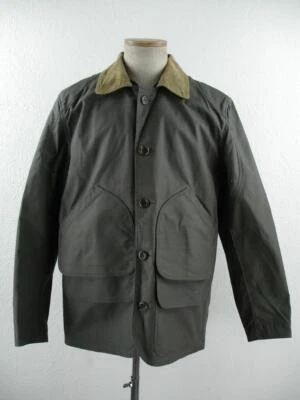 Vtg Men's M 1930s 1940s Hunting Coat Jacket Corduroy Collar Removable Vest Liner - Image 1 of 4