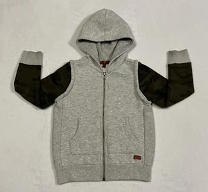 Boys Kids Seven 7 For All Mankind Camouflage Hooded Sweatshirt Hoodie Size 4 - Picture 1 of 8