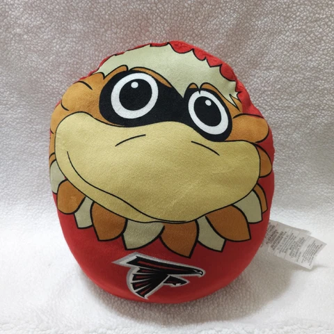 NFL Atlanta Falcons Plushie Mascot Travel Cloud Pillow Plush Football Cover