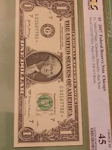 $1 2017 STAR NOTE CHICAGO CHOICE XF 45. - Picture 1 of 4