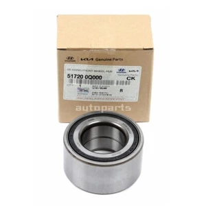 Genuine 517200Q000 Front Wheel Hub Bearing For 07-19 Elantra Veloster Forte Soul - Picture 1 of 4