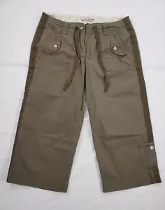 Gitano Crown Capri Pants 10 Stretch Drawstring Casual Outdoors Rip stop - Picture 1 of 12
