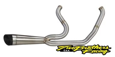 Two Brothers 005-4950199 Acero Inoxidable Comp-S Shorty 2-1 Sistema Completo 09-16 Harley FL Foto 1 de 2