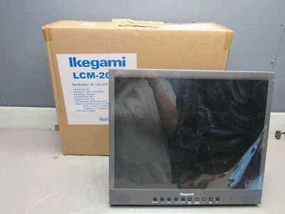 IKEGAMI LCM-201H 20" LCD CCTV MONITOR 1600x1200@60HZ 800:1 NEW IN BOX !! M/O !! - Image 1 of 4