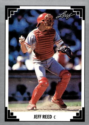 1991 Leaf #102 Jeff Reed - Image 1 of 2