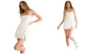 Aeropostale Flex Square Neck Tennis Dress Skort White Size XS NWT $55 - Picture 1 of 12