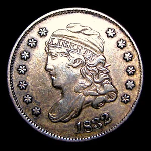 1832 Capped Bust Half Dime Silver ---- Stunning Coin---- #301D - Picture 1 of 4