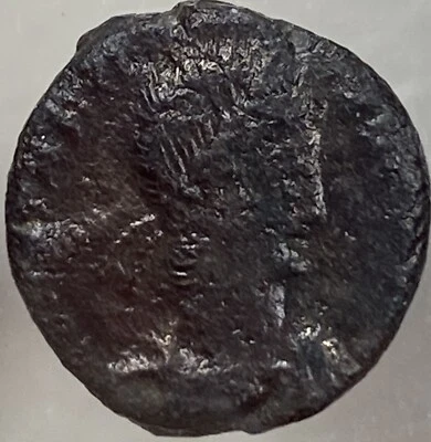 Moneda romana antigua genuina emperador Constante 342-348 dC Victoriae 2 victorias Foto 1 de 4