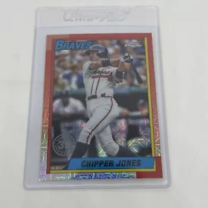 2025 Topps Chrome Silver Pack Series 1 Chipper Jones Braves T90C-62 - Bild 1 von 2